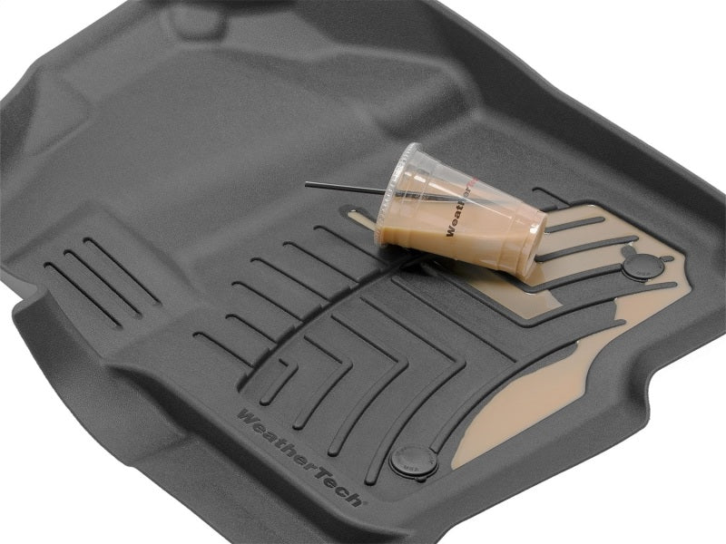 WeatherTech 14-17 compatible with Jeep Wrangler Front FloorLiner Black 445731IM