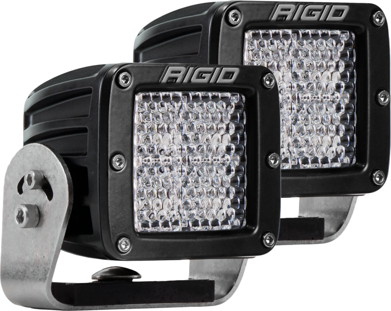 Rigid Industries Dually HD Black- 60 Deg. Lens Set of 2 222513