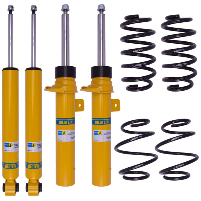 Bilstein B12 (Pro-Kit) 14-16 Mini Cooper S L4 2.0L Front and Rear Suspension Kit 46-254665