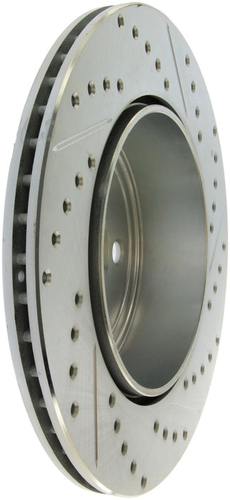 StopTech Select Sport 2011-2012 Compatible with Dodge Challenger RT Drilled and Slotted Rear Right Brake Rotor 227.63062R