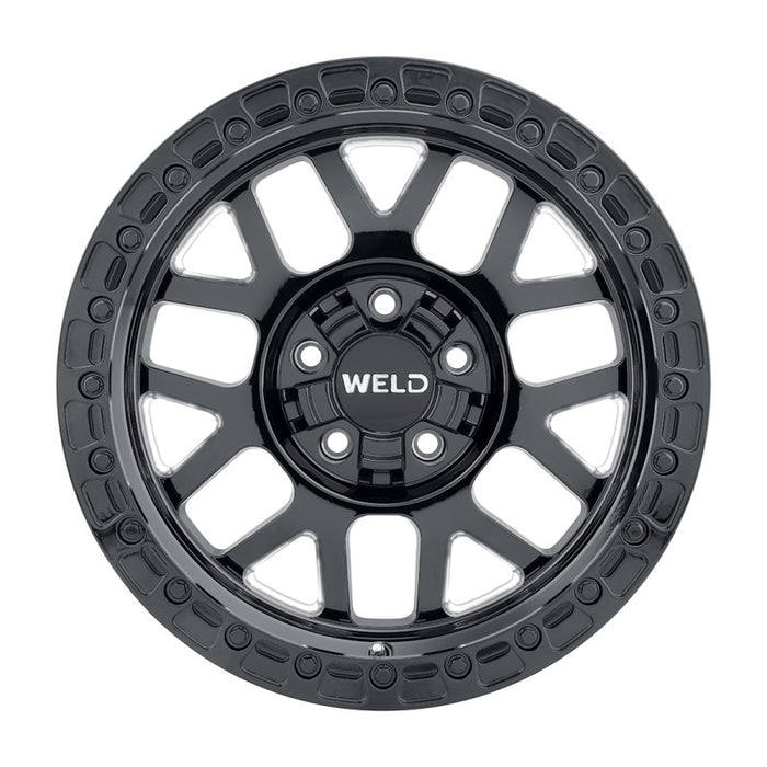 Weld Off-Road W105 17X9.0 Cinch 6X135 6X139.7 ET-12 BS4.50 Gloss Black MIL 106.1 W10579098450