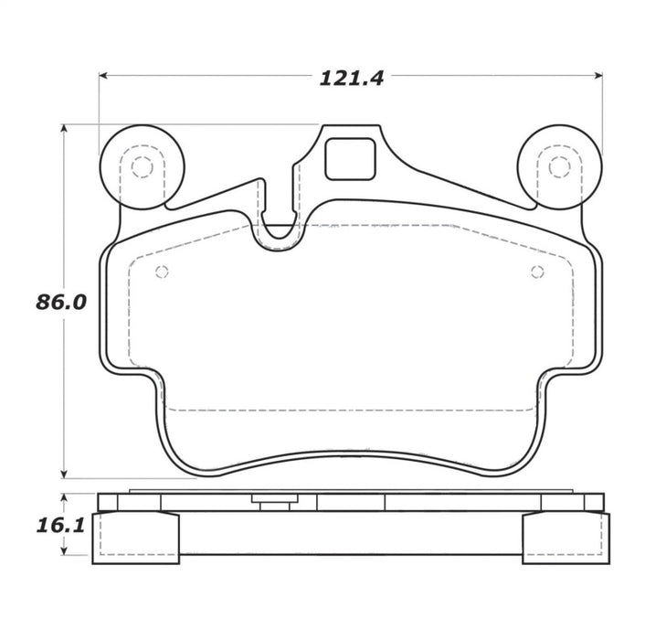 Stoptech St Street Brake Pads 308.1135