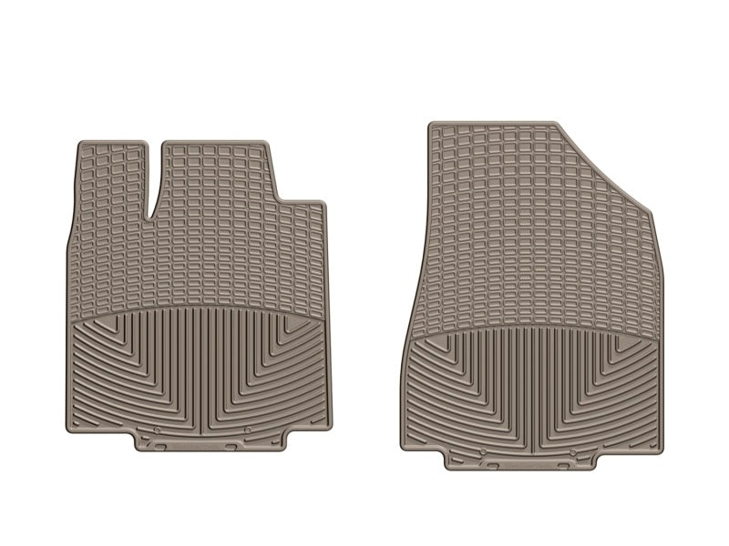 WeatherTech 14+ Chevrolet Silverado Front Rubber Mats Tan W309TN