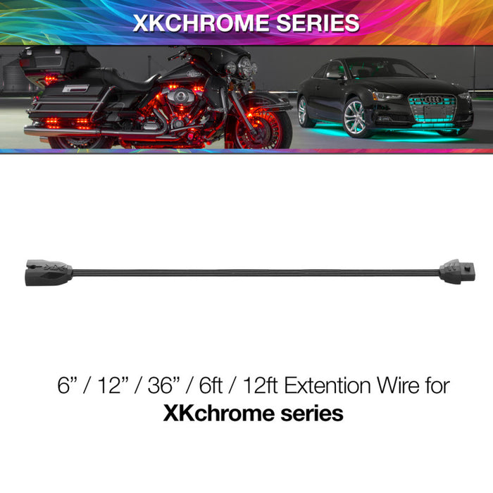 XK Glow 36 Inch 4 Pin Extension Wire for XKchrome & 7 Color Series XK-4P-WIRE-36