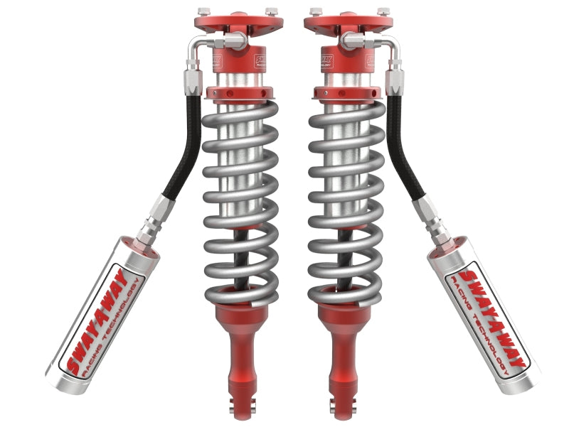 aFe 05-22 Toyota Tacoma / 03-09 4Runner V6 4L Sway-A-Way 2.5 Front Coilover Kit w/ Remote Reservoirs 101-5600-19