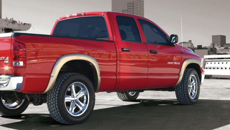 Bushwacker 02-05 Compatible with Dodge Ram 1500 Fleetside OE Style Flares 4pc 75.9/76.3/97.9in Bed Black 50905-02