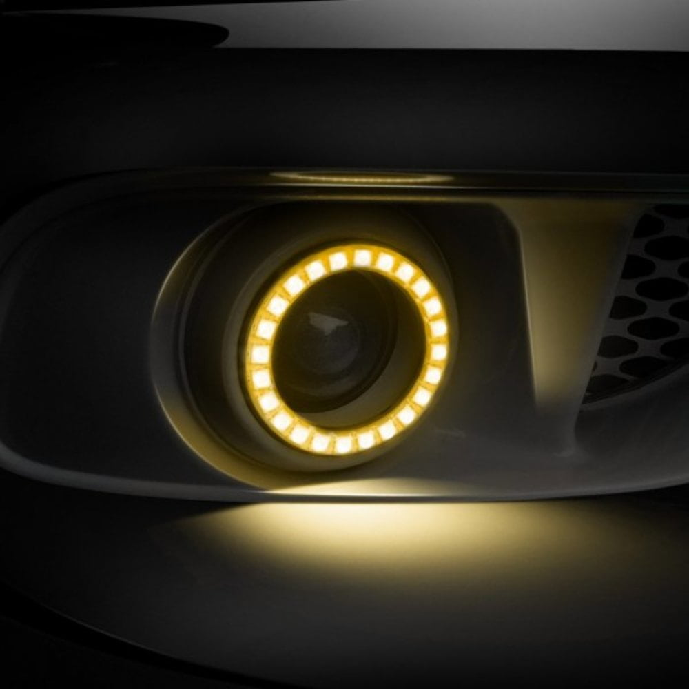 Oracle Lighting Fits Ford Mustang Shelby Bumper 2010-2012 LED Waterproof Fog Halo Kit Oracle 1258-005
