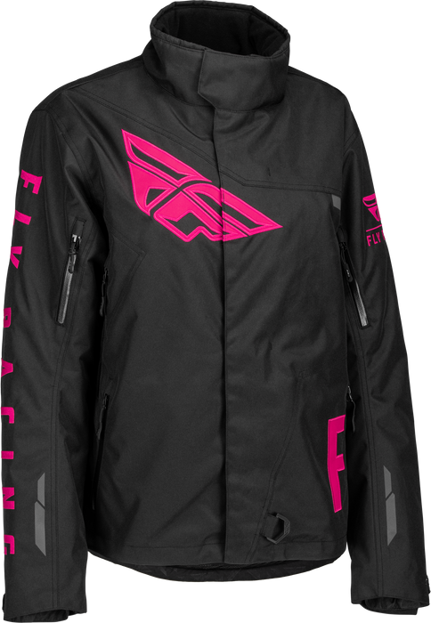 Fly Racing 2023 Women's SNX Pro Jacket (Black/Pink, X-Small)