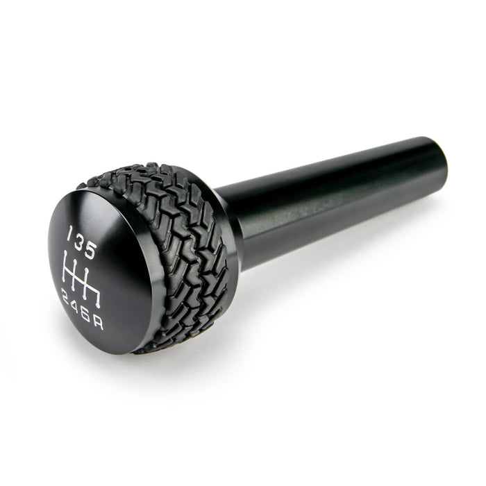 DV8 Offroad 2005-2010 compatible with Jeep TJ/JK 6-Speed Shift Knob Black Finish D-JP-180012-BK