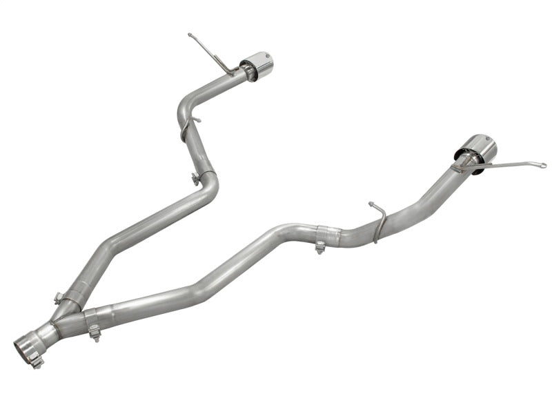 aFe MACHForce XP 14+ compatible with Jeep Grand Cherokee V6 3.0L (td) 2.5in DPF-Back 409SS Exhaust w/o Resonators 49-46235