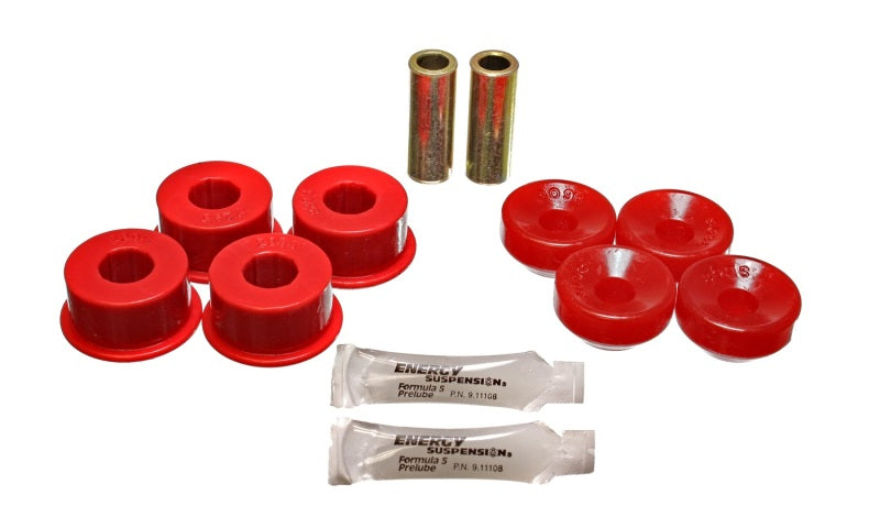 Energy Suspension 90-97 Honda Accord/Odyssey / 92-01 Prelude Red Front Shock Upper and Lower Bushing 16.8106R