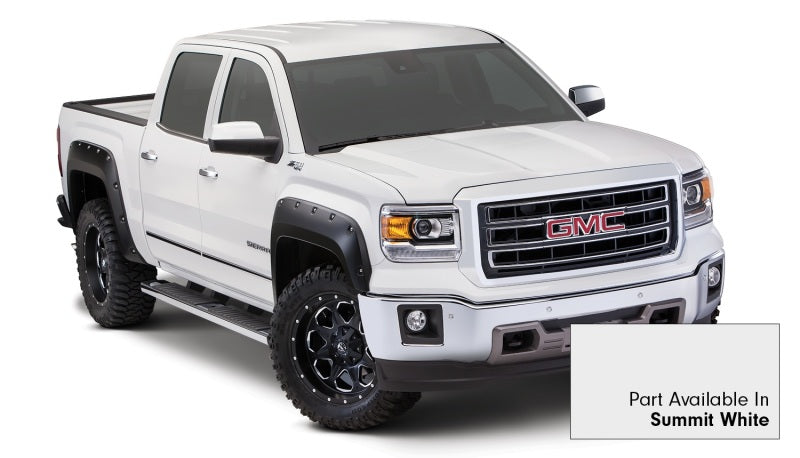 Bushwacker 20-22 GMC Sierra 1500 Pocket Style Flares 4pc Summit White 40909-14