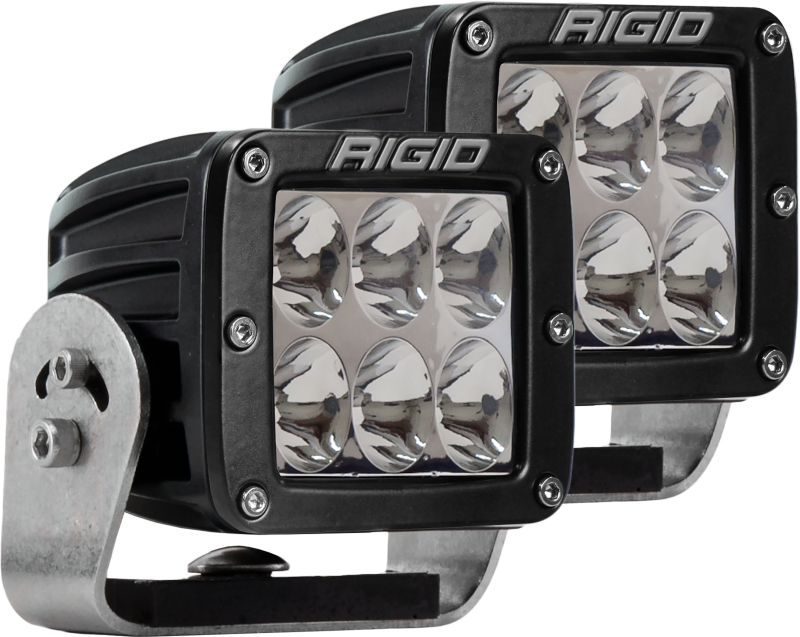 RIGID D2 HD Black- Driving Set of 2 522313