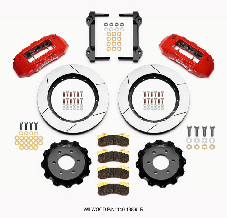 Wilwood TX6R Front Kit 15.50in Red 2010-Up Ford F150 (6 lug) 140-13865-R