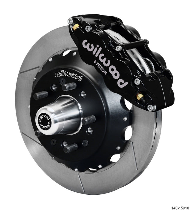 Wilwood Narrow Superlite 6R Front Big Brake Kit 12.88in GT Competition Series Rotor Black 140-15910