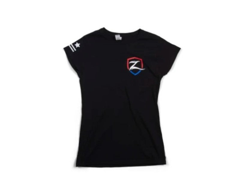 Zone Offroad Black Premium Cotton T-Shirt w/ Patriotic Zone Logos Womens 2XL ZONU91642XL