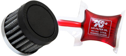 K&N Vent Air Filter/ Breather: High Performance, Premium, Washable, Replacement Engine Filter: Flange Diameter: 0.5 In, Filter Height: 1.5 In, Flange Length: 0.875 In, Shape: Breather, 62-1010