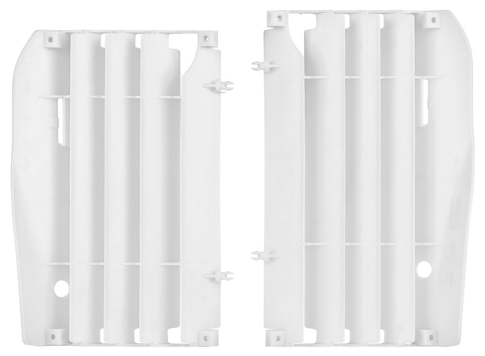 Polisport Radiator Louvers (White) Compatible With 10-13 HONDA CRF250R