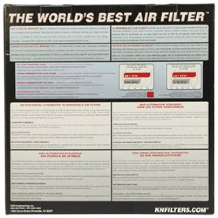 K&N Replacement Air Filter 97-05 Toyota HiLux 3.0L L5 E-2015