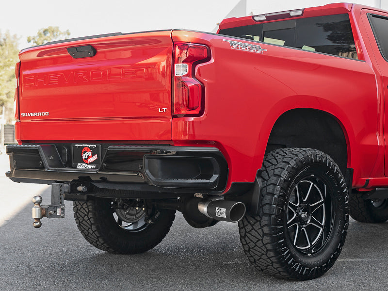 afe Apollo GT Series 2019 GM Silverado/Sierra 1500 4.3L/5.3L 409 SS CatBack Exhaust System w/Blk Tip 49-44107-B