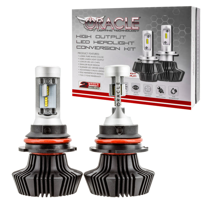 Oracle 9004 4000 Lumen LED Headlight Bulbs (Pair) 6000K SEE WARRANTY 5238-001