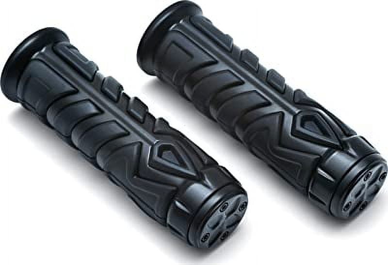 Kuryakyn Spear Black 7/8" Handlebar Grips (5638)