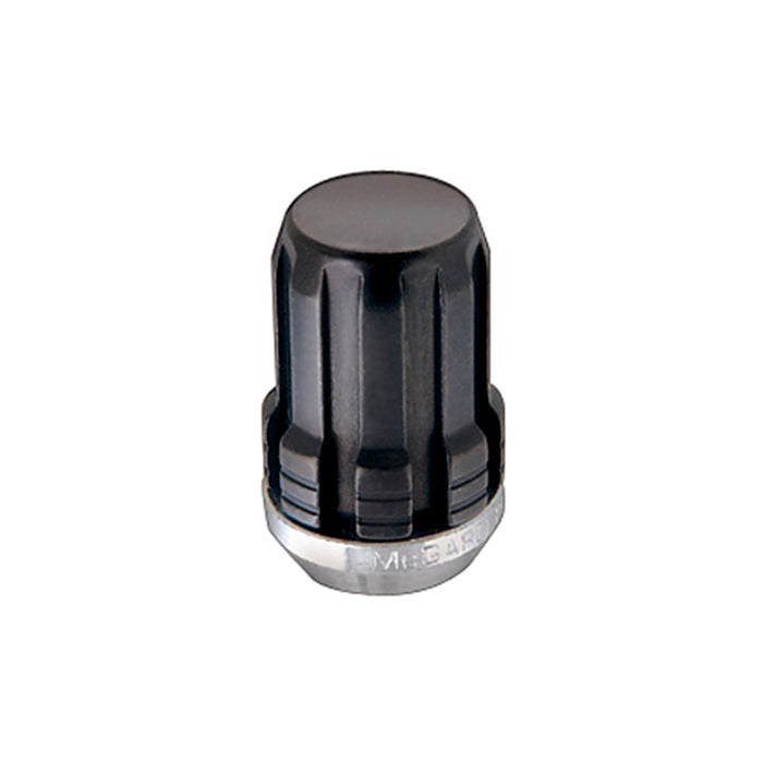 McGard SplineDrive Lug Nut (Cone Seat) M12X1.25 / 1.24in. Length (4-Pack) Black (Req. Tool) 65354BK