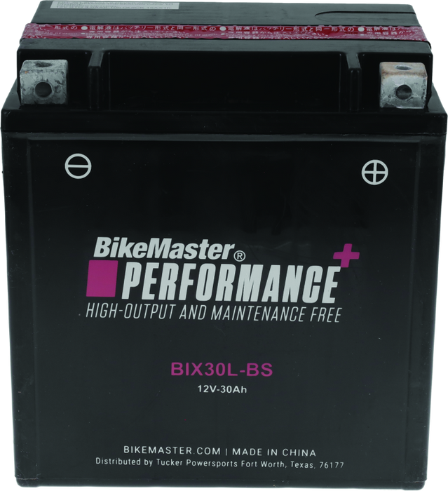 BikeMaster BIX30L-BS Battery 781139