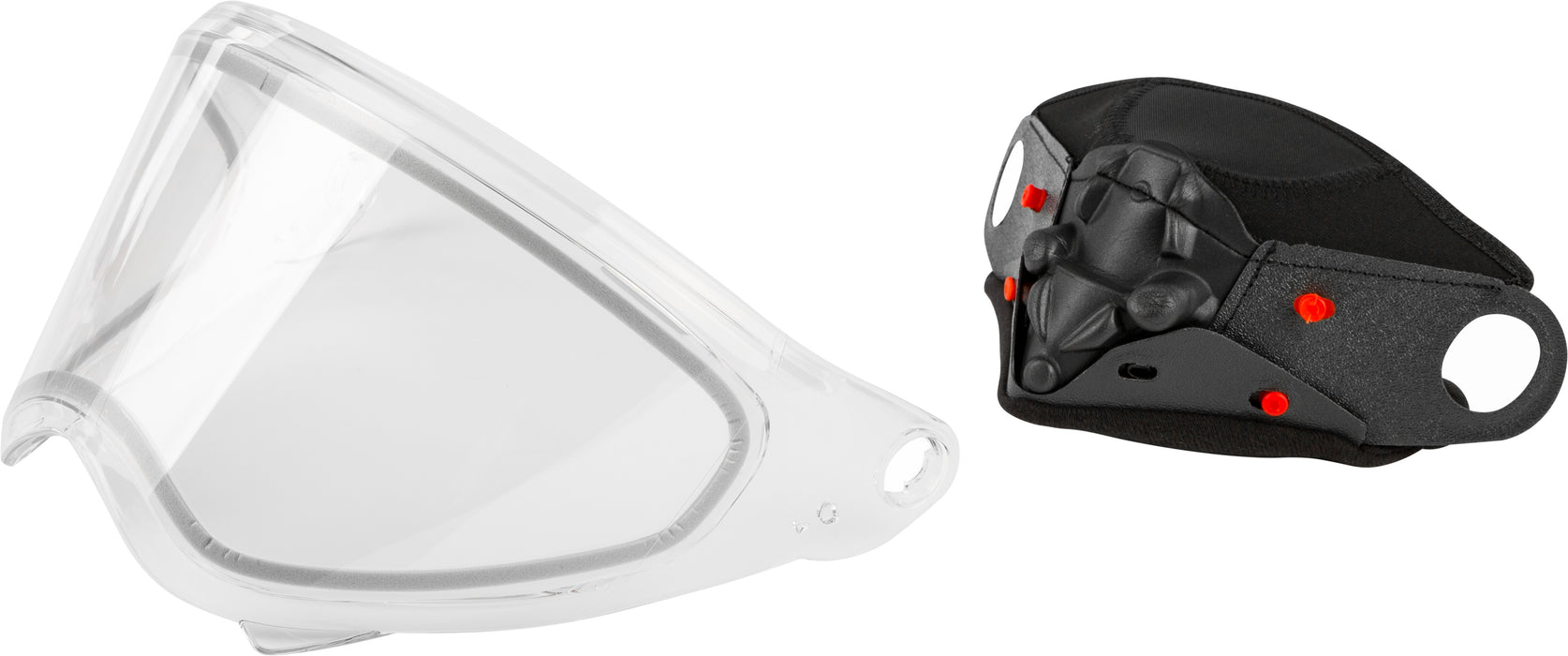 GMAX AT-21Y Cold Weather Kit Dual Lens Shield Motorcycle Helmet Accessories - Clear/One Size