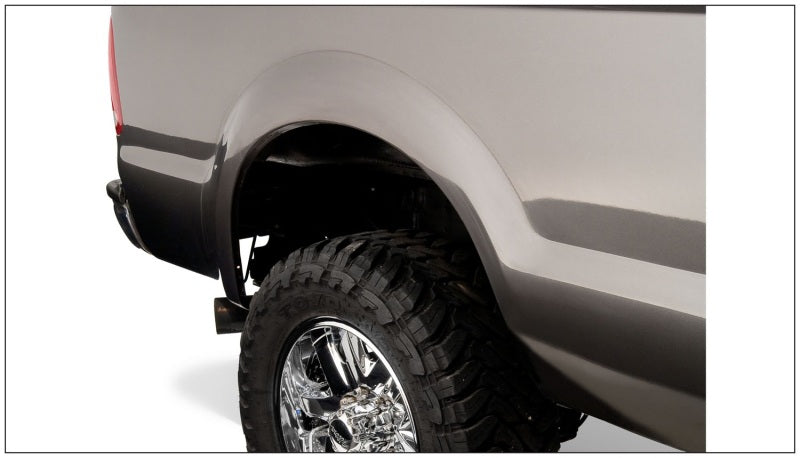 Bushwacker 99-07 Ford F-250 Super Duty Styleside Extend-A-Fender Style Flares 4pc Black 20928-02