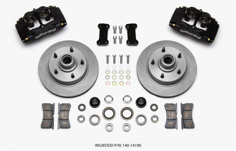 Wilwood Forged Dynalite Front Kit 11.72in 1 PC Rotor&Hub Ford F100 1948-1956 140-14190