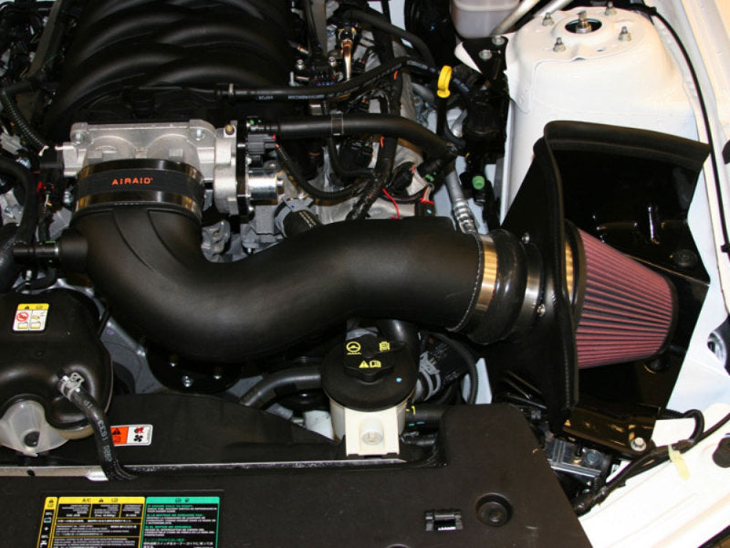 Airaid 05-09 Ford Mustang 4.6L Race Only (No MVT) MXP Intake System w/ Tube (Oiled / Red Media) 450-304