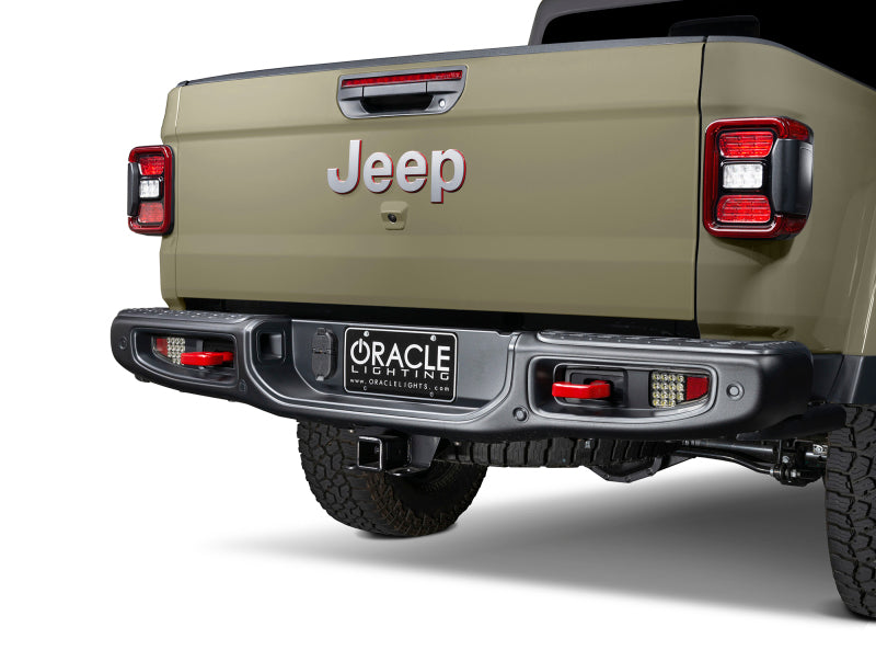 Oracle Rear Bumper LED Reverse Lights compatible with Jeep Gladiator JT 6000K SEE WARRANTY 5878-504