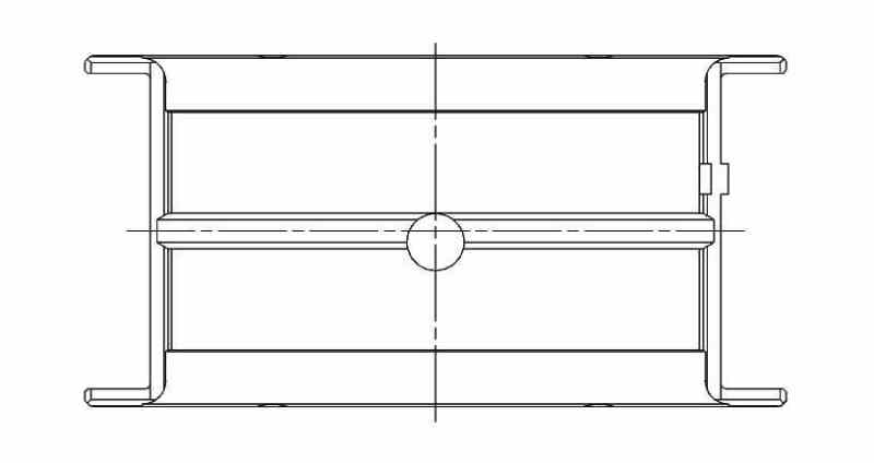 ACL Chevrolet V8 396/402/427/454 Race Series Standard Size Main Bearing Set with Extra Oil Clearance 5M829HX-STD