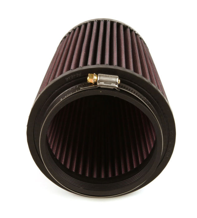 K&N Universal Clamp-On Air Filter: High Performance, Premium, Washable, Replacement Filter: Flange Diameter: 4 In, Filter Height: 7 In, Flange Length: 0.625 In, Shape: Round Tapered, RU-2590