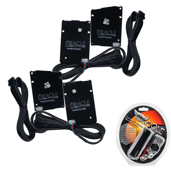 Oracle 19-21 Chevy Camaro LS/LT RGB+A Headlight DRL Kit ColorSHIFT w/ RF Controller SEE WARRANTY 1418-330