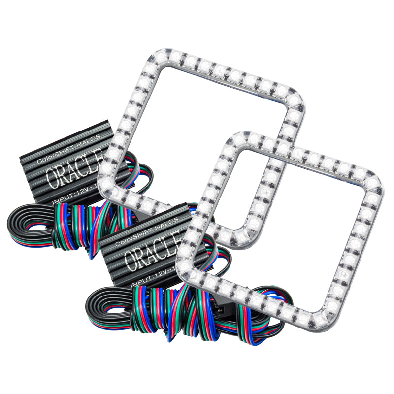 Oracle Fits Ford Superduty 08-10 LED Fog Light Halo Kit Colorshift W/O Controller See Warranty 1342-334
