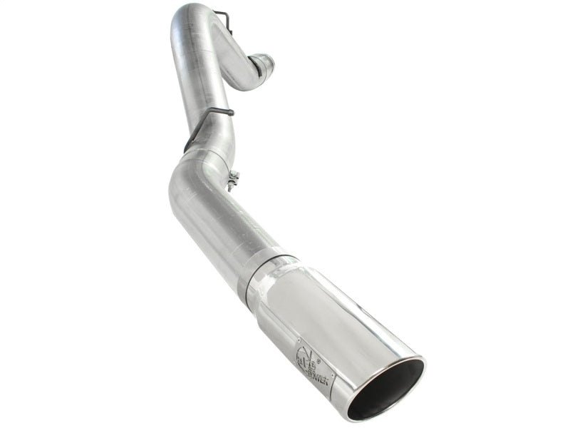 aFe Atlas Exhaust 5in DPF-Back Al Steel 11-13 GM Diesel Trucks V8-6.6L (td) LML (Pol Tip) 49-04041-P