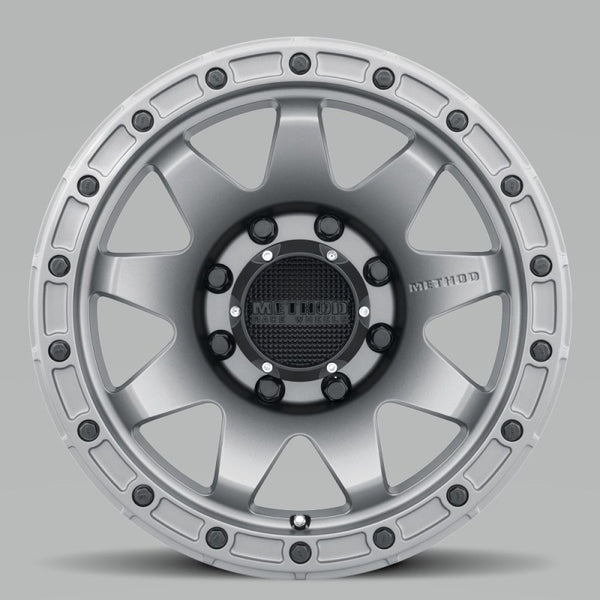 Method MR317 20x9 +18mm Offset 8x180 130.81mm CB Matte Titanium Wheel MR31729088818