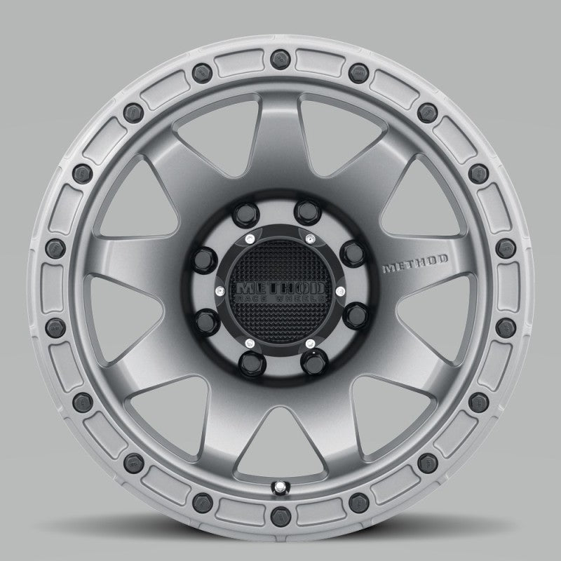 Method MR317 18x9 +18mm Offset 8x6.5 130.81mm CB Matte Titanium Wheel MR31789080818