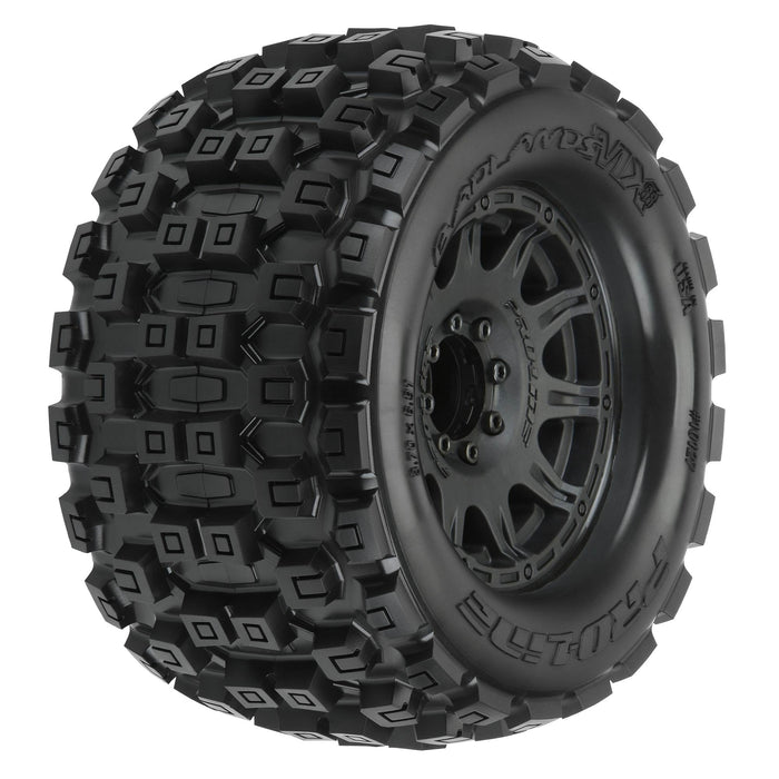 Pro-Line Racing Badlands MX38 3.8 MTD Raid 8x32 17mm MT F/R PRO1012710