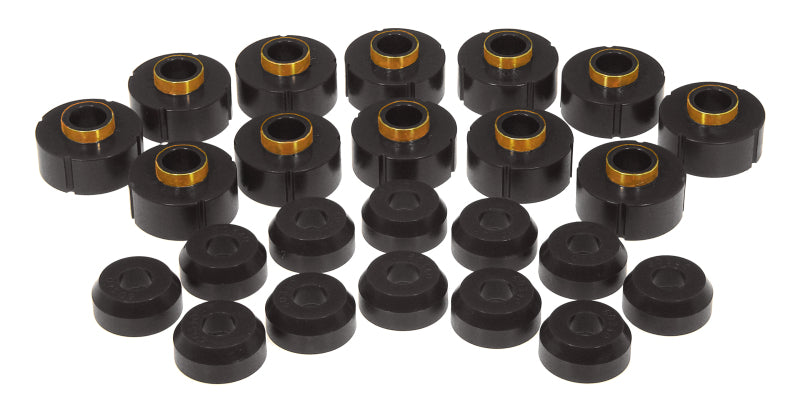 Prothane 63-91 compatible with Jeep Wagoneer Body Mount Black 1-106-BL