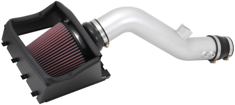 K&N 12-13 Ford F150 3.7L V6 Black High-Flow Performance Intake 77-2585KS