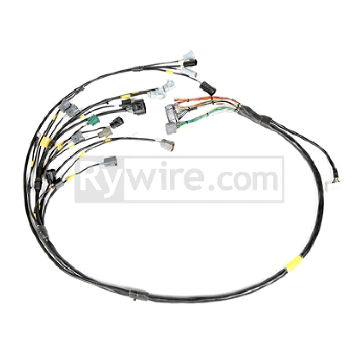 Rywire 13B Haltech Mil-Spec Eng Harness w/EV14 Inj/Denso 5th/6th Inj/Delphi Press Sensor/Bosch Knock RY-13B-HALTECH