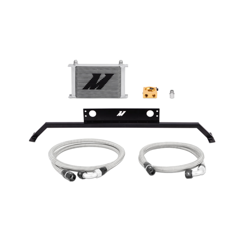 Mishimoto 11-14 Ford Mustang GT 5.0L Oil Cooler Kit Silver MMOC-MUS-11T