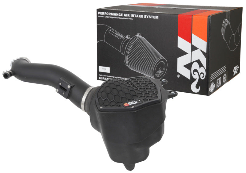 K&N 20-21 compatible with Jeep Wrangler V6-3.0L DSL Aircharger Performance Intake 63-1587