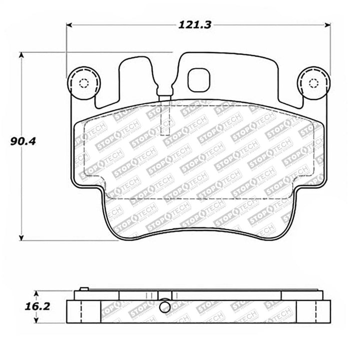 StopTech Street Select Brake Pads Front/Rear 305.0917