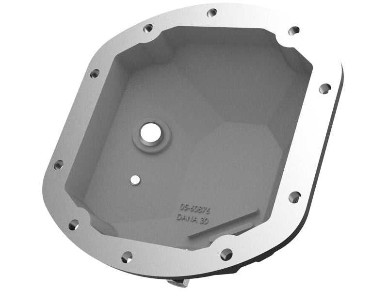 aFe Street Series Dana 30Front Differential Cover Black w/ Machined Fins 97-18 compatible with Jeep Wrangler 46-71130B