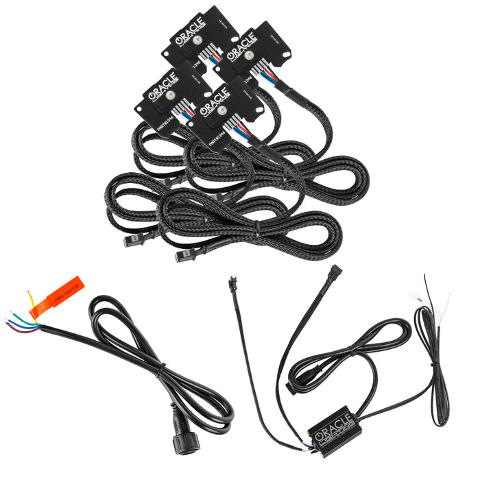 Oracle compatible with Jeep Wrangler JL/Gladiator JT RGB+W Headlight DRL Kit ColorSHIFT w/o Cntrl SEE WARRANTY 1346-334