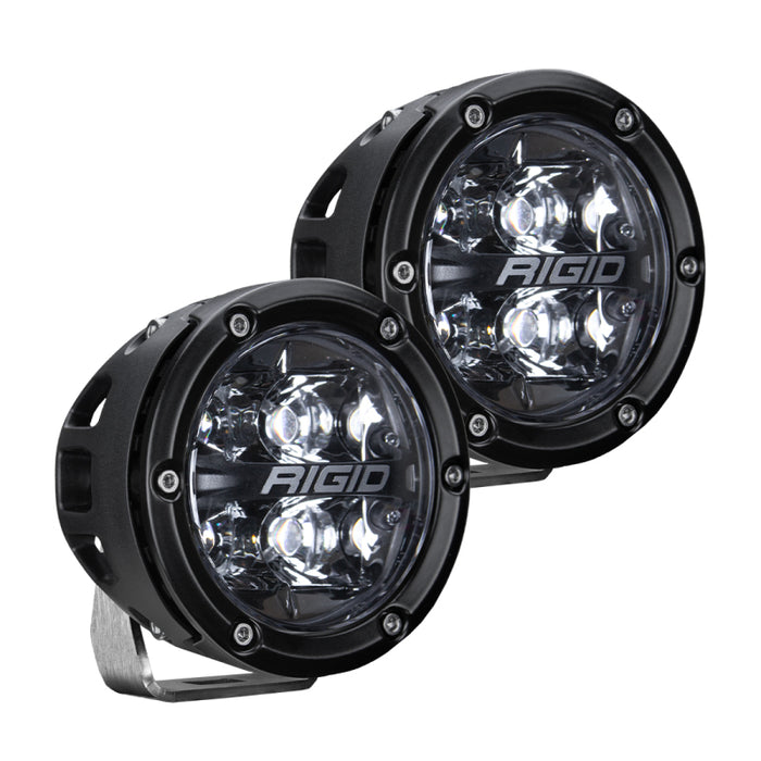 Rigid Industries 2021 Ford Bronco A-Pillar Light Kit (Incl. 360-spot and 360-Drive) 46722